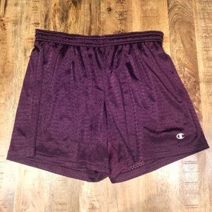 Maroon Champion shorts